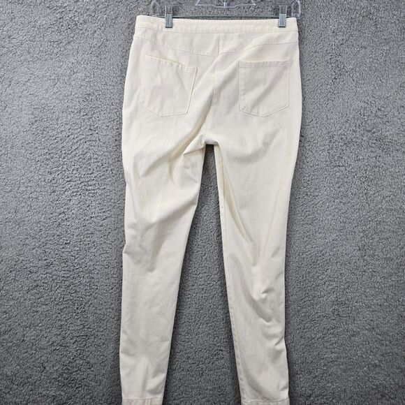 J. McLaughlin Women's White Ankle Side Zip Pants Size 6 - Picture 6 of 13